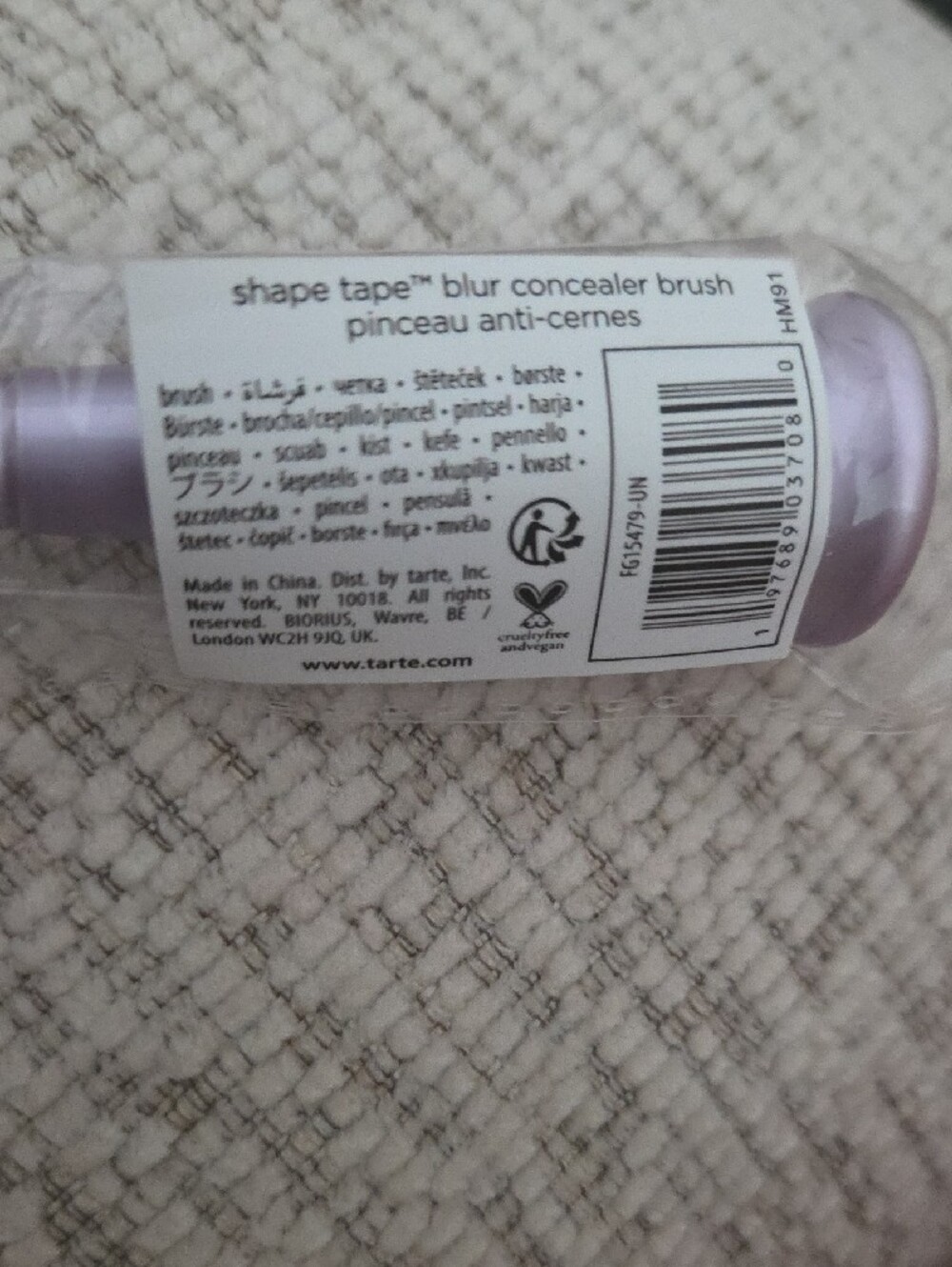NWT Tarte Shape Tape Concealer Makeup Brush - Picture 3 of 5